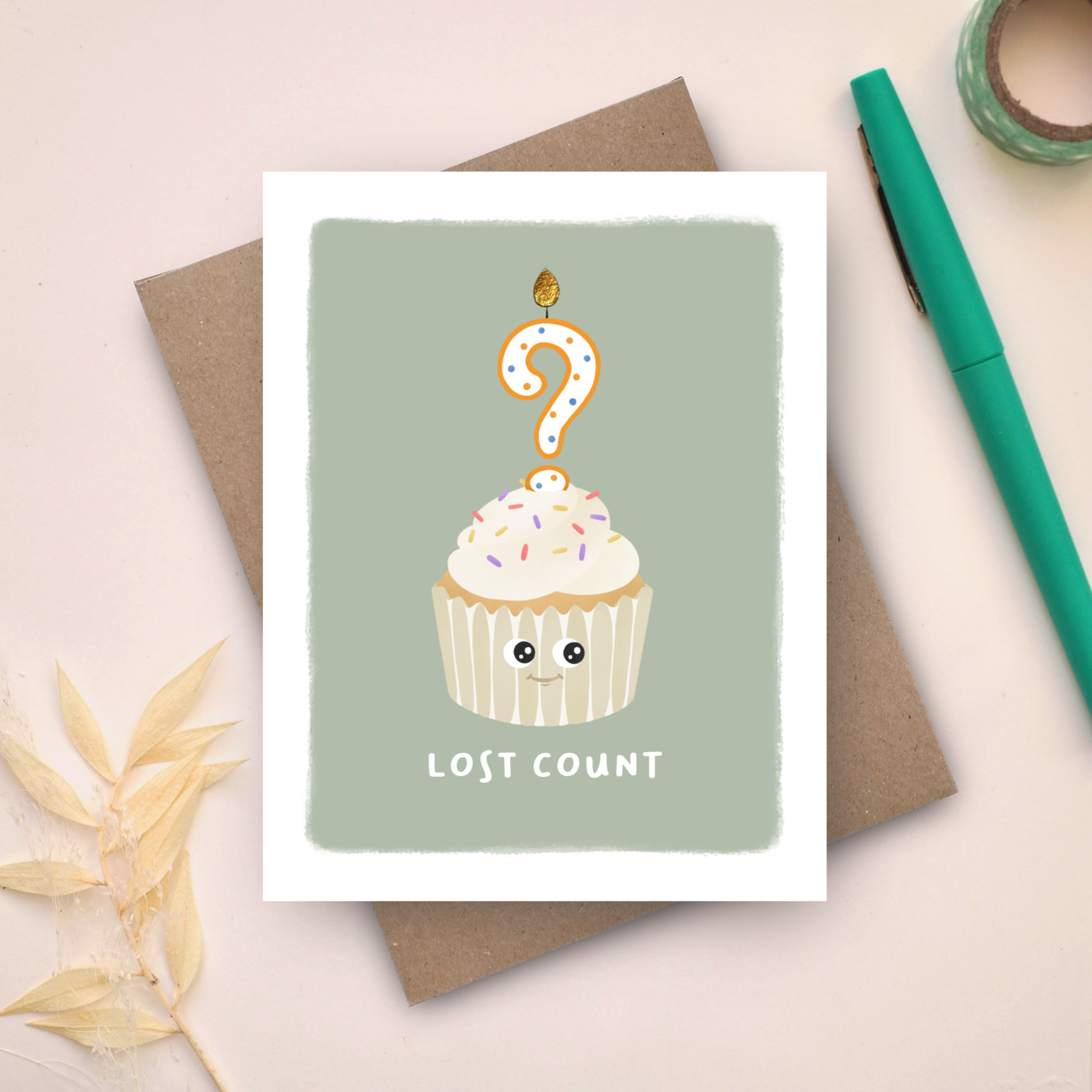 Lost Count - Birthday Card