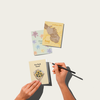 get well soon | cute thoughtful greeting card | A2 blank inside