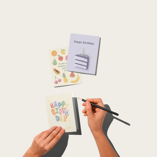 happy birthday balloons | cute playful birthday card | A2 blank inside