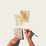 nhelle studio - i knead you greeting card - pastry - neutrals - gift