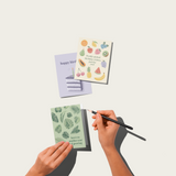 nhelle studio - another year of growing birthday card - plants - green - minimal - gift