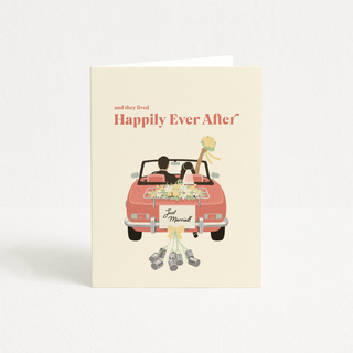 happily ever after wedding card handmade in canada