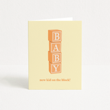 new kid on the block greeting card handmade in canada