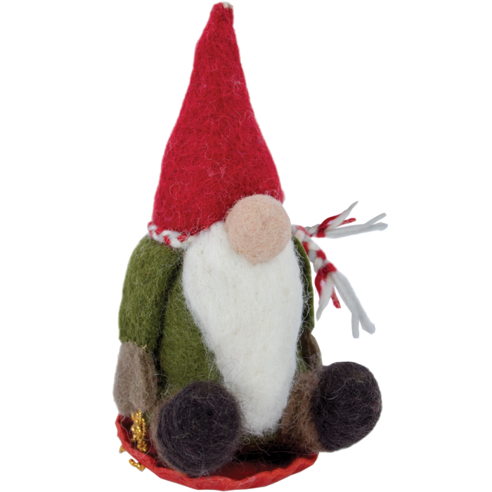 Sledding Gnome Ornament - She Sells Sanctuary