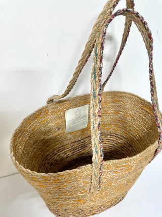 Recycled Rope Oval Shopping Bag - Hand Touch