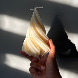 Swirl Tree Candle - Aaram Lux