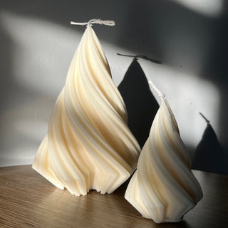 Swirl Tree Candle - Aaram Lux