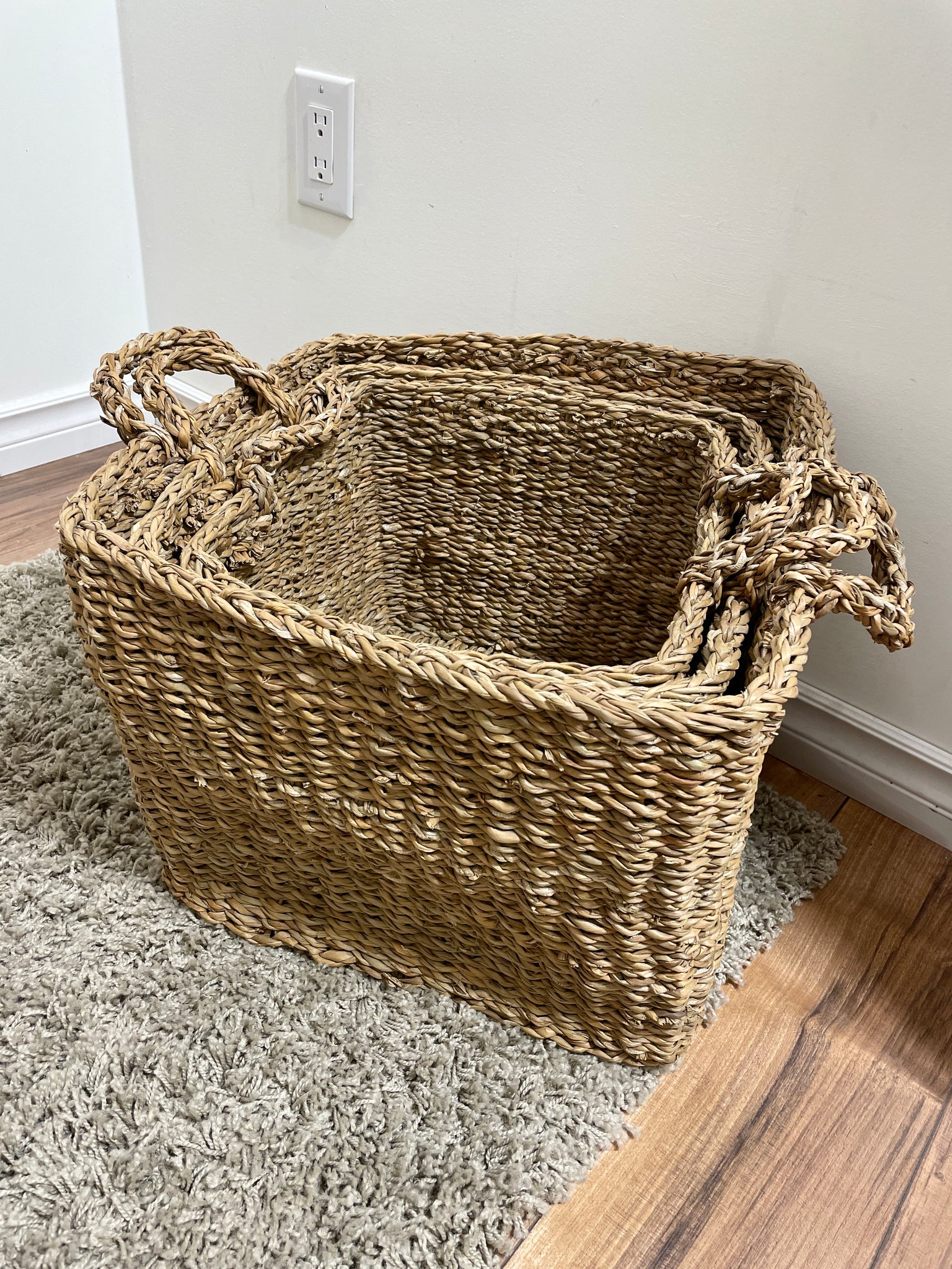 Hand Touch - Square Baskets (Set of 3)
