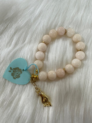 Large Charm Stone Bracelet