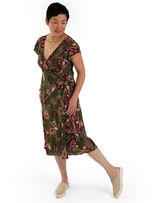 Moss Wrap Dress