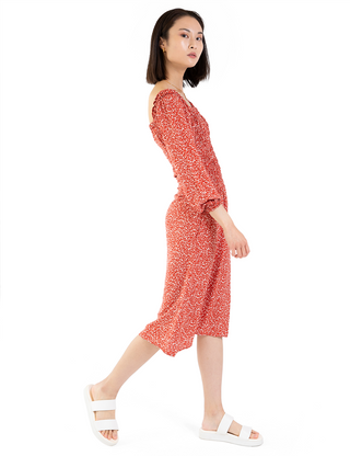 Smock Long Sleeve Dress