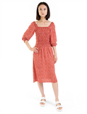 Smock Long Sleeve Dress