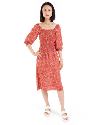 Smock Long Sleeve Dress