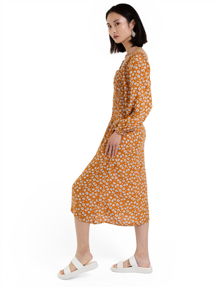 Smock Long Sleeve Dress