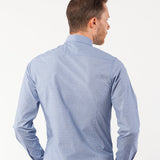 Blue Dotted Dress Shirt