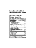 Wholesome DeeLights - Dark Chocolate Black Sesame (No Sugar Added)