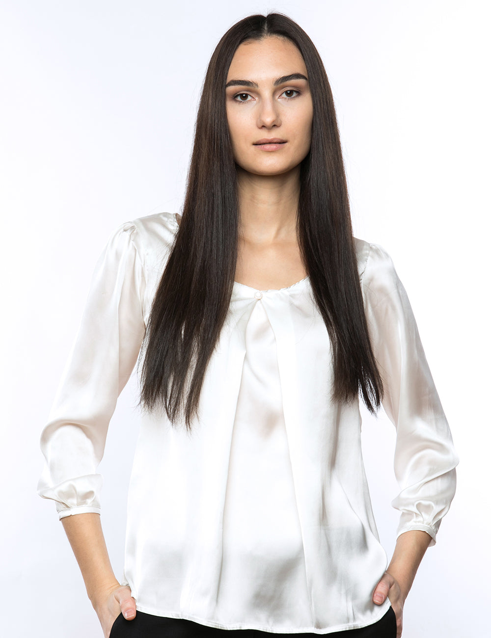 Sophie Pleated Blouse