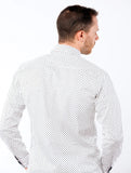 Progoti - White Dotted Dress Shirt