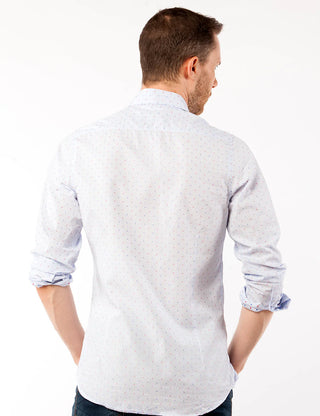 Blue striped dress shirt